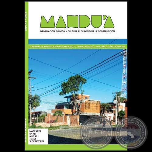 MANDUA Revista de la Construcción - Nº 481 - MAYO 2023